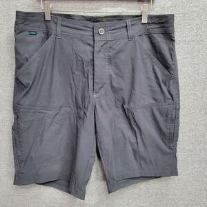 KUHL DARK GRAY MEN'S OUTDOOR SHORTS, SIZE 36